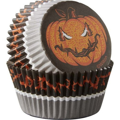 Halloween Jack O lantern Pumpkin Standard Cupcake Papers