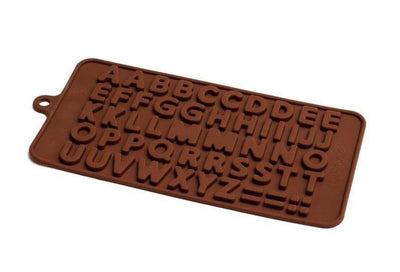 Alphabet letters silicone chocolate mould