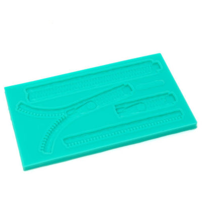 Zip or Zippers silicone mould