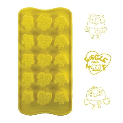 Silicone Chocolate mould Giggle and Hoot Owls (for icing too)