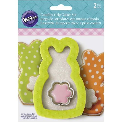 Comfort Grip Easter bunny with mini flower cutter set 2