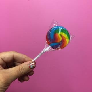Rainbow Swirly lollipop Small (great for drip cakes)
