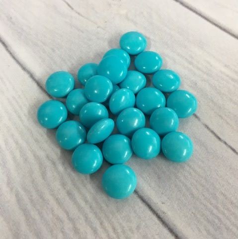 Chocolate drop gems buttons BLUE