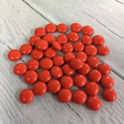 Chocolate drop gems buttons RED