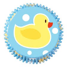 Rubber Ducky standard cupcake papers