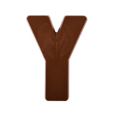 Jumbo Letter alphabet Chocolate Mould Y