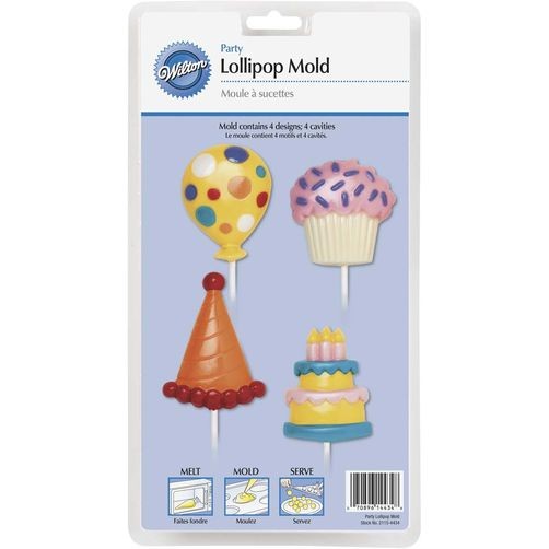 Birthday Party lollipop chocolate mould Balloon cupcake cake hat