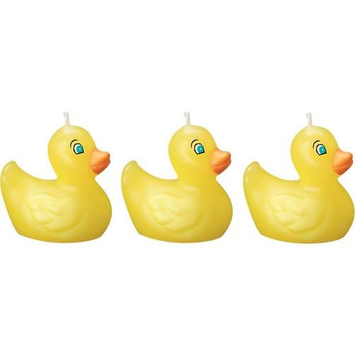 Rubber Ducky candles pack 6