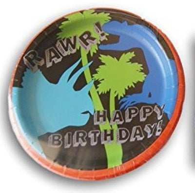 Dinosaur party plates (8)