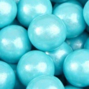 Giant blue shimmer gumballs (great for drip cakes) pack 10
