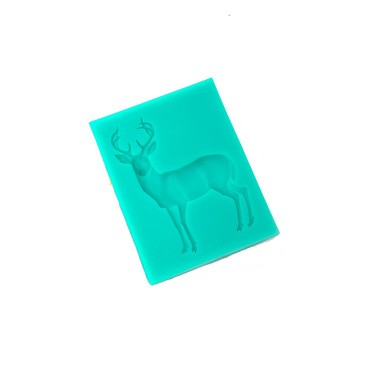 Stag or deer standing with antlers silicone mould