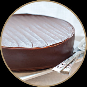 Chocolate cake round 9"/22.5cm in store pick up only