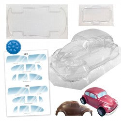 VW Beetle car chocolate mould with wheels and windscreen detail XL