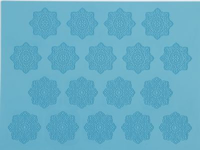 Gobake large lace mat Alice Snowflakes or doilies