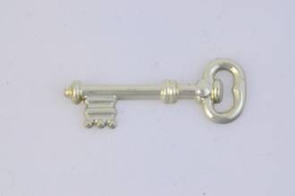 Gold 25mm key (pack of 6) cake topper decoration