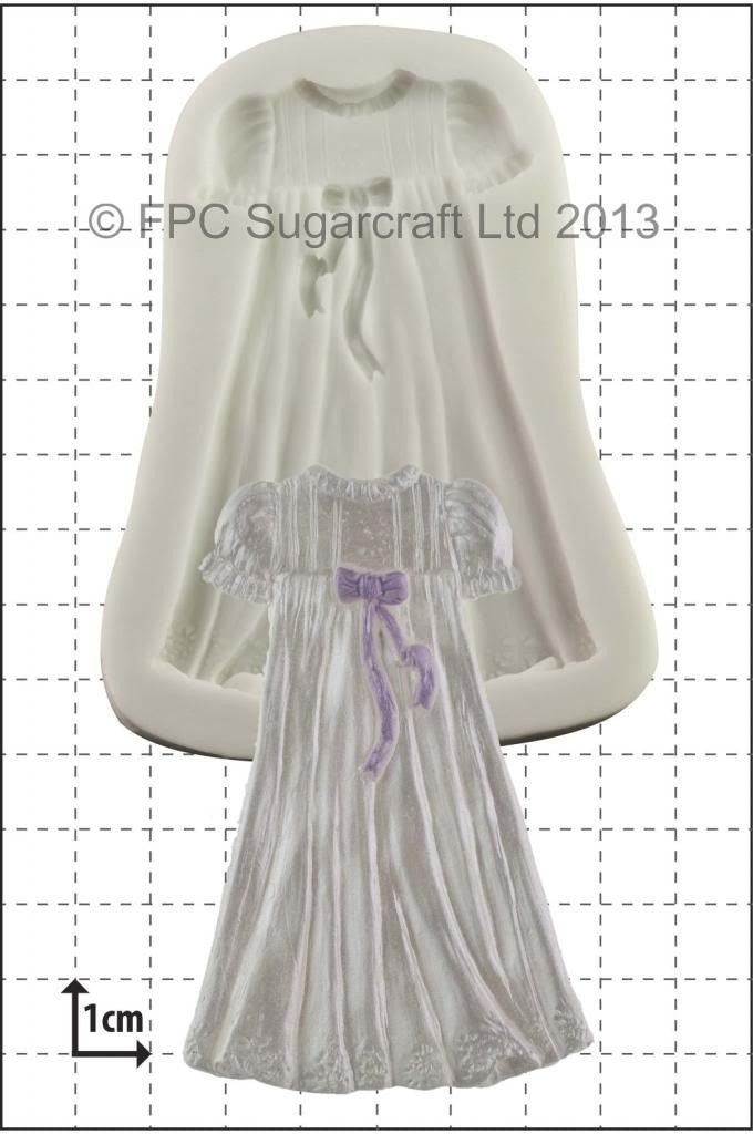 Baby Christening Gown silicone mould