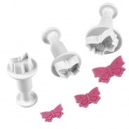 Set 3 mini butterfly plunger cutters PME