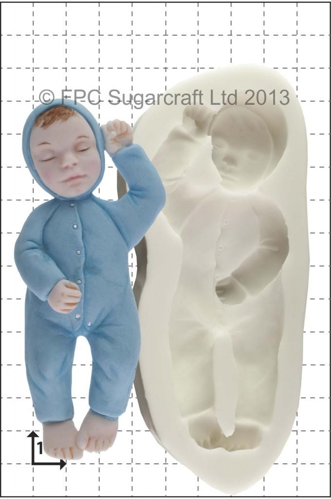 Sleeping Baby silicone mould