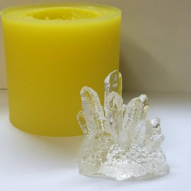 Geode silicone mould for isomalt by Sugar Geek Liz Marek 2 inch