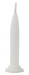 White Bullet freestanding candles (10)