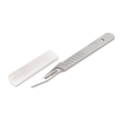 Disposable stainless steel scalpel cutting tool