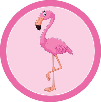 Edible icing image Pink Flamingo