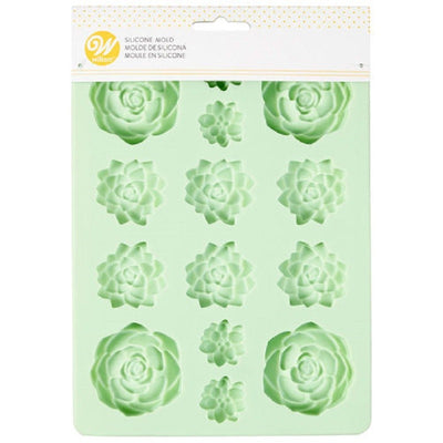 Succulents silicone chocolate or gumpaste mould