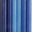 A pack of 12 blue ombre candles, each 12cm high, displayed in a gradient of blue shades.