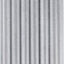 A pack of twelve silver birthday candles, 12cm in height, presented in a clear packaging with a colorful label at the bottom.