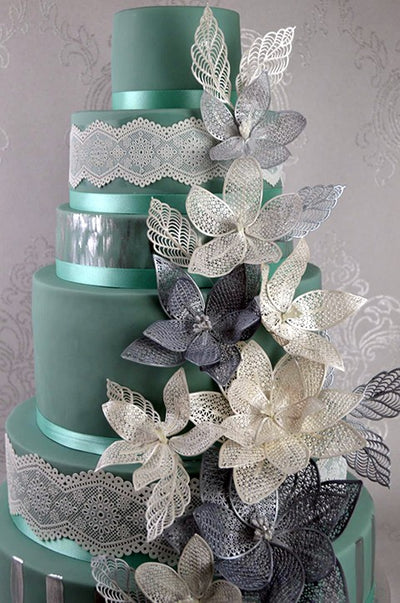 Cake lace Claire Bowman mat Fantasy Flower