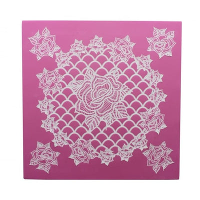 Cake Lace Claire Bowman mat Ring O Roses