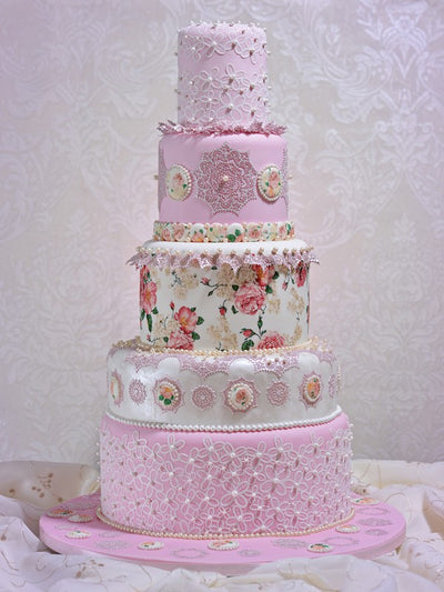 Cake lace Claire Bowman mat Victoriana