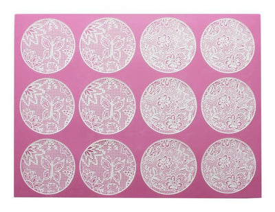 Cake lace Claire Bowman mat Zahara Butterfly and floral