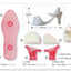 Jem plastic cutters to form the icing shoe shown as an example