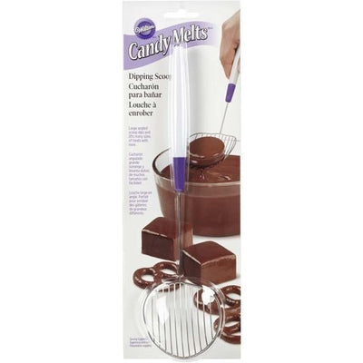 Candy melts or chocolate truffles dipping spoon