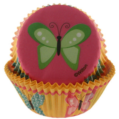 Butterfly standard cupcake papers Pack of 75
