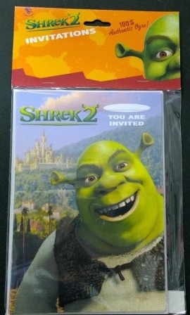 Shrek party invites (6)