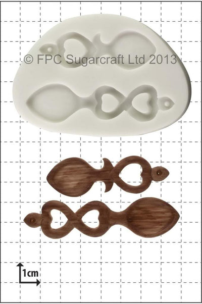 Welsh Love Spoons silicone mould