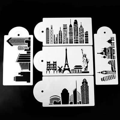 City Skyline Stencils set 5