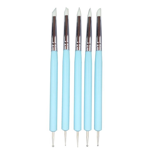 Sculpting Modelling tools set 5 silicone and stainless steel