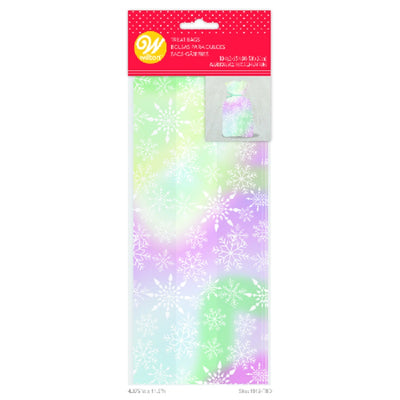 Iridescent Snowflake Treat Bags
