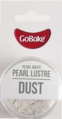 GoBake Pearl Lustre Dust Pearl White Dusting Powder