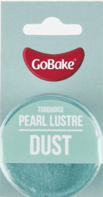 GoBake Pearl Lustre Dust Turquoise Dusting Powder