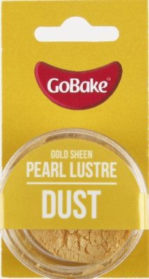 GoBake Pearl Lustre Dust Gold Sheen Dusting Powder