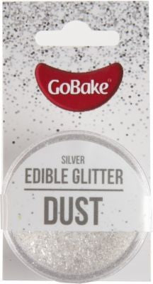 GoBake Edible Glitter Dust Silver