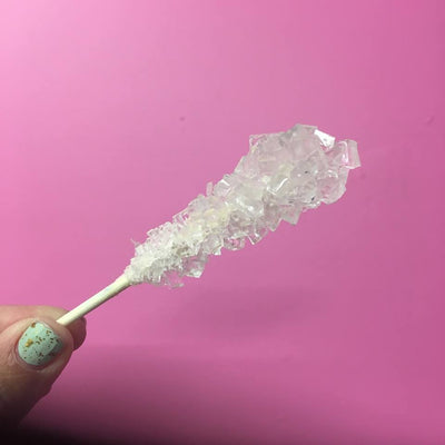 Rock Candy lollipop clear sugar