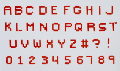 Fmm Pixel Alphabet and Numbers Tappit