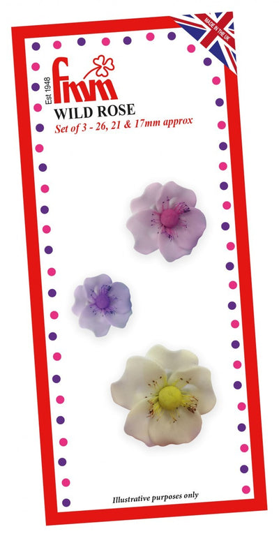 Fmm Wild Rose Flower cutter set