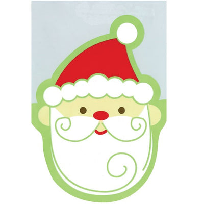 Shaped treat bags Santa Snowflake wishes