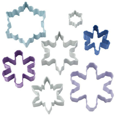 Set 7 Snowflake cookie cutters